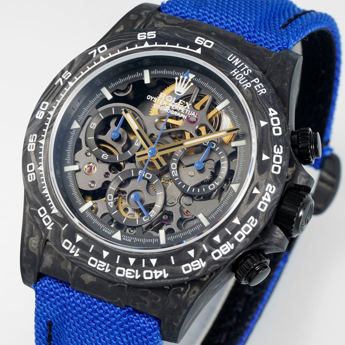 Rolex "Daytona" Carbon  Fiber Blue