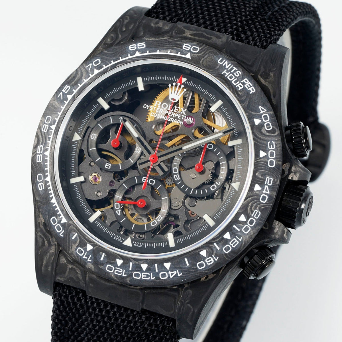 Rolex "Daytona" Carbon  Fiber Black