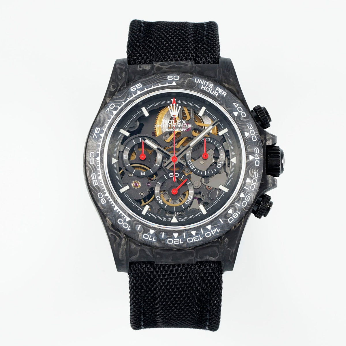 Rolex "Daytona" Carbon  Fiber Black