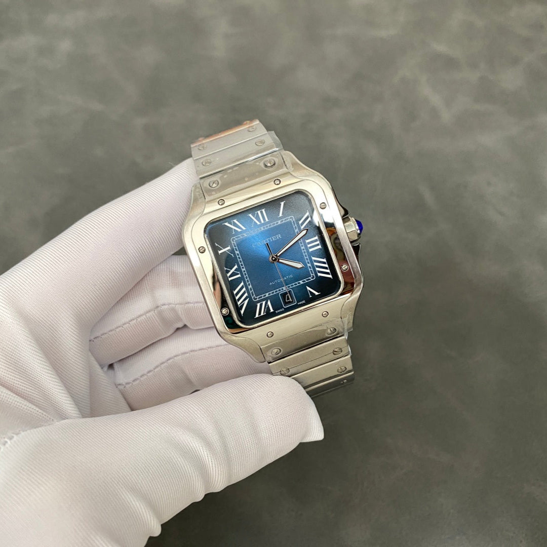 Cartier Santos Nigh Blue Dial