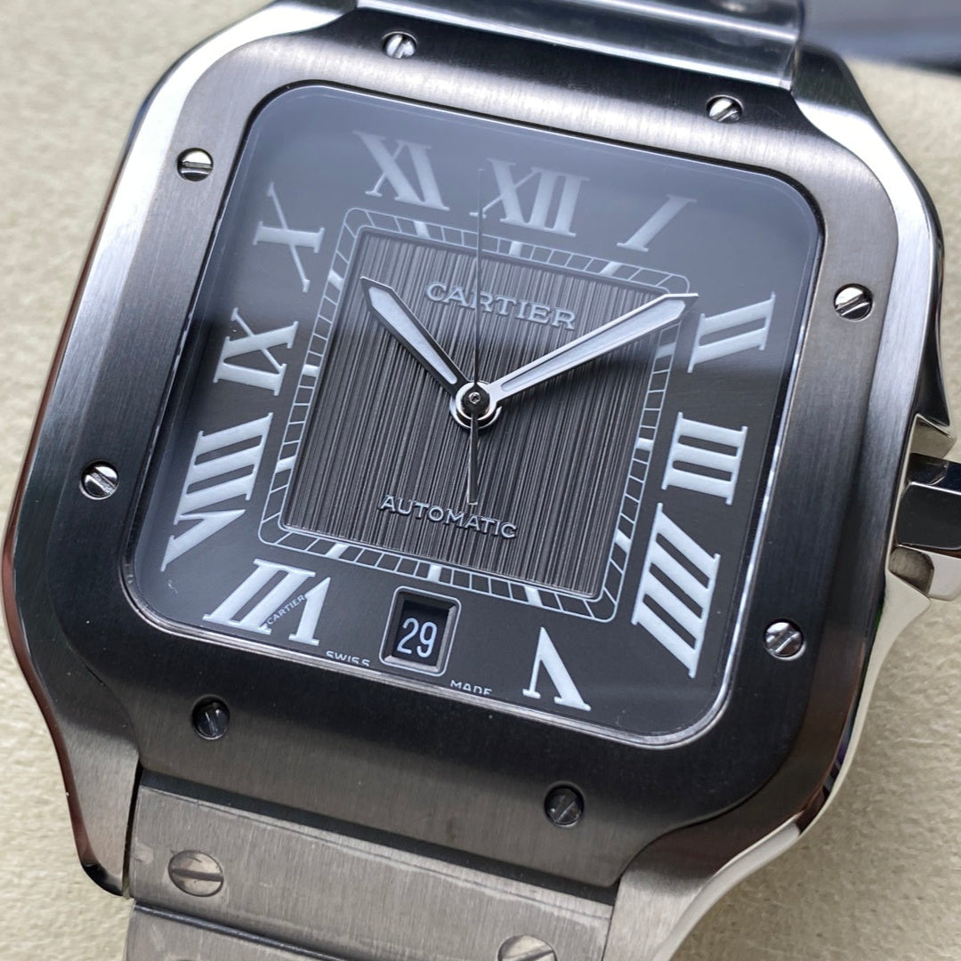 Cartier Santos Black Dial