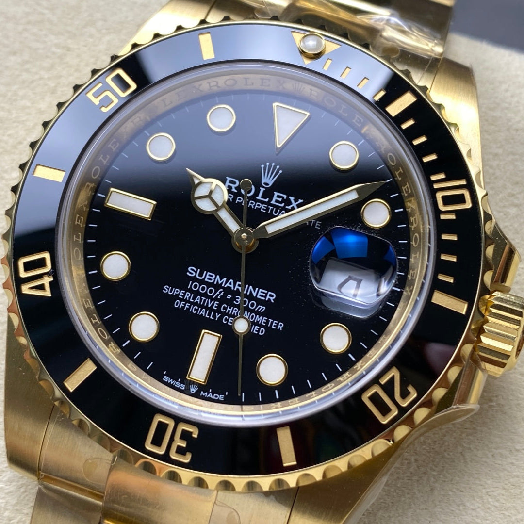 Rolex "Submariner" Gold Black Dial