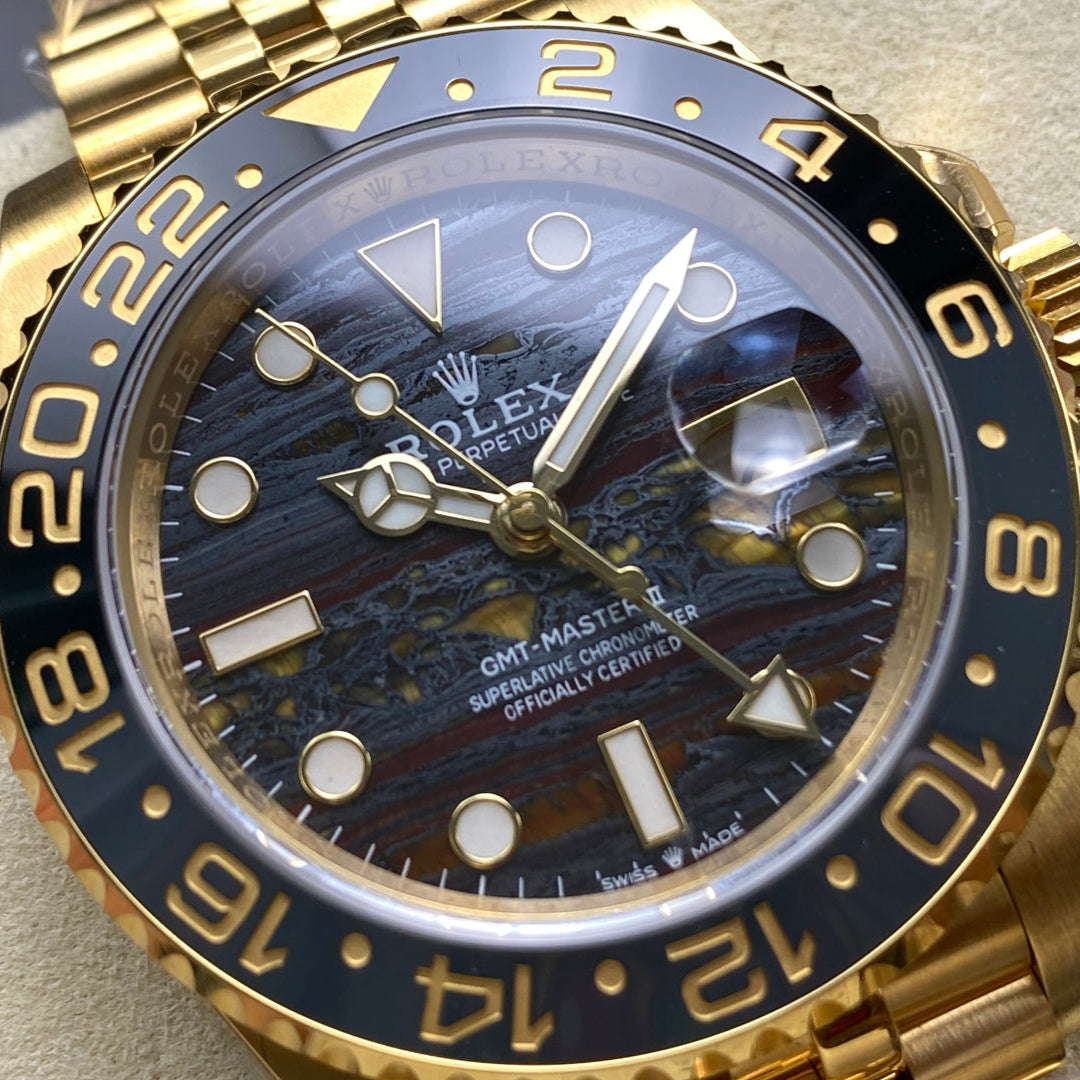 Rolex "GMT" 2025 Gold Root Beer Face