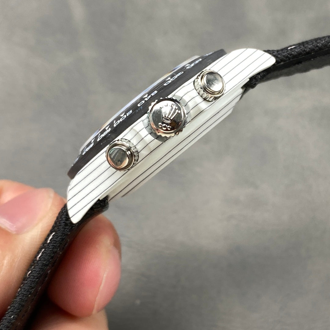 Rolex "Daytona" Carbon  Fiber White