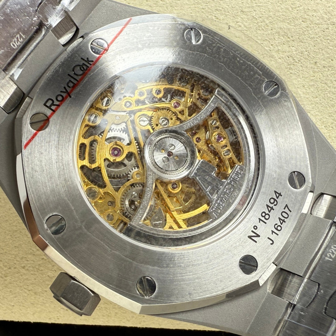 Audemars Piguet Skeleton Silver Gold Dial