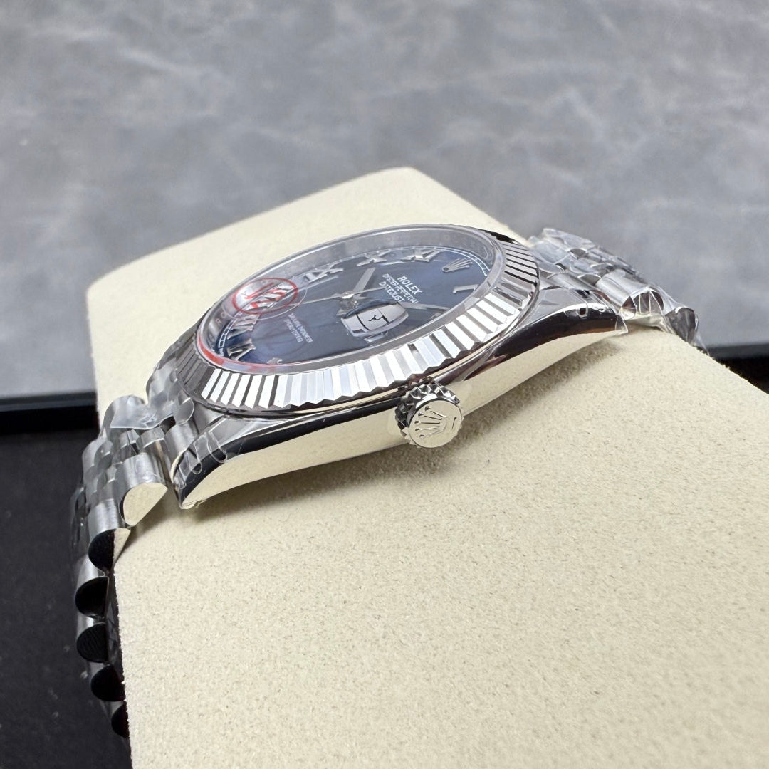 Rolex "Date Just Navy Roman Dial