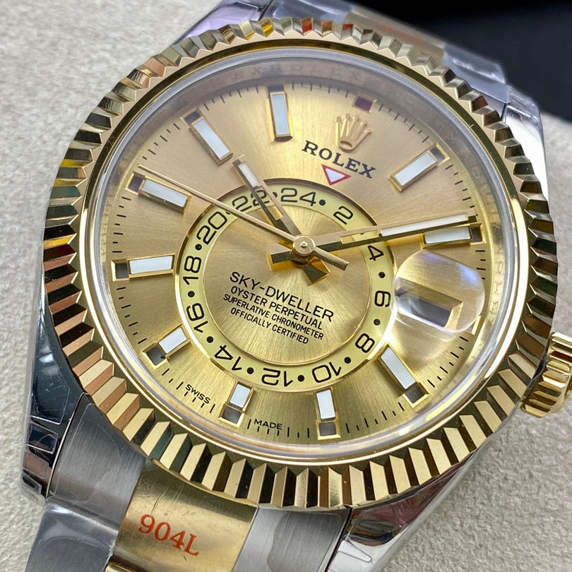 Rolex Sky Dweller Two Tone Oyster