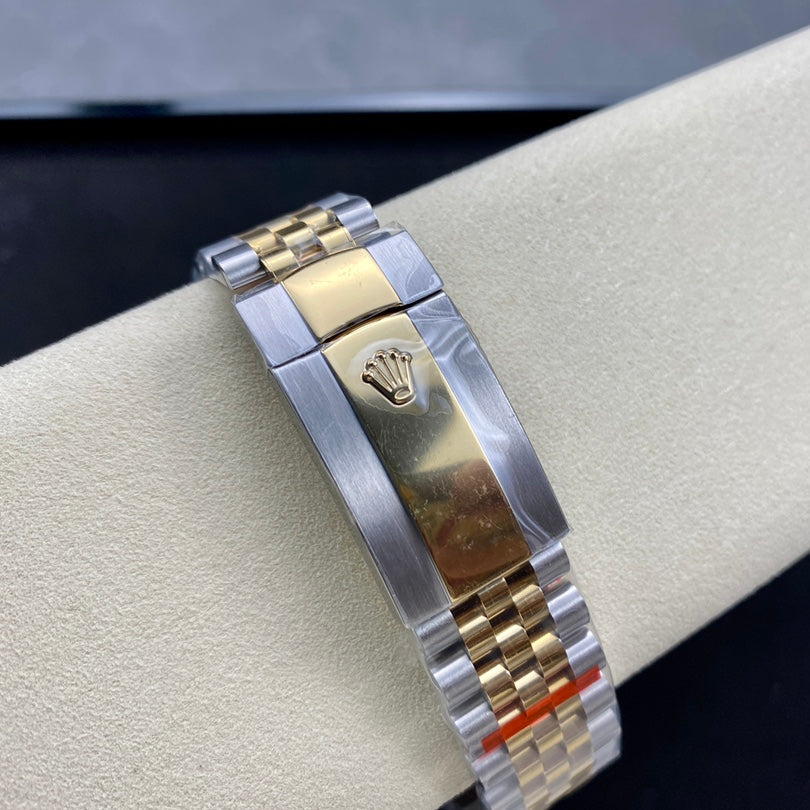 Rolex Sky Dweller Two Tone Black Dial Jubilee