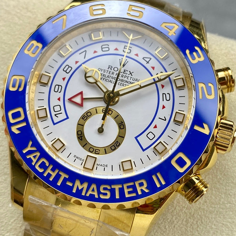 Rolex "Yatch Master" Gold White Dial
