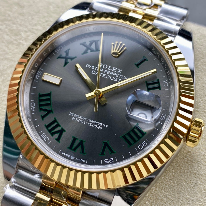 Rolex "Date Just Two Tone Gold Wimbeldon" Jubilee