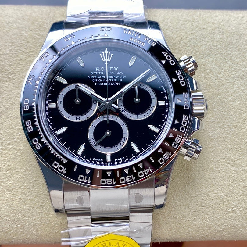Rolex "Daytona" Silver Black Dial