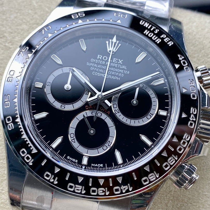 Rolex "Daytona" Silver Black Dial