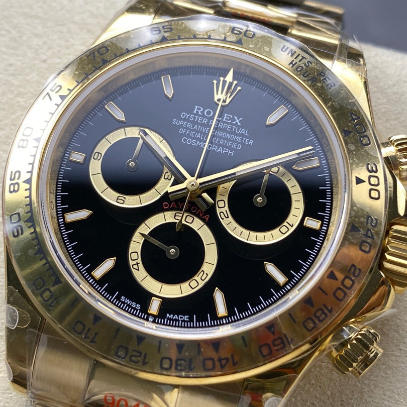 Rolex "Daytona" Gold Black Dial