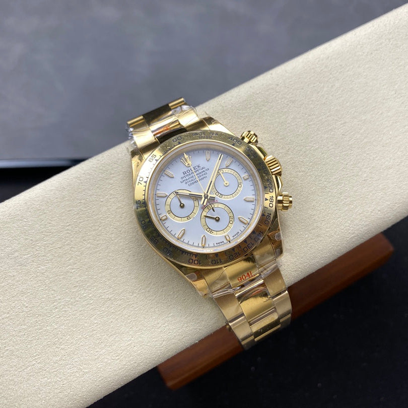 Rolex "Daytona" Gold White Dial