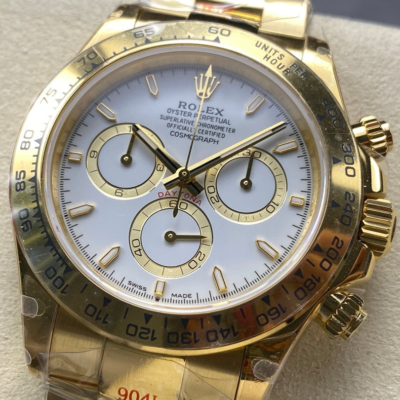 Rolex "Daytona" Gold White Dial