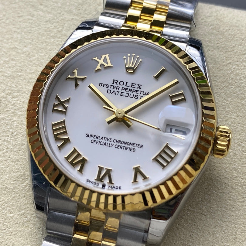 Rolex "Date Just Roman Two Tone Gold" 31mm