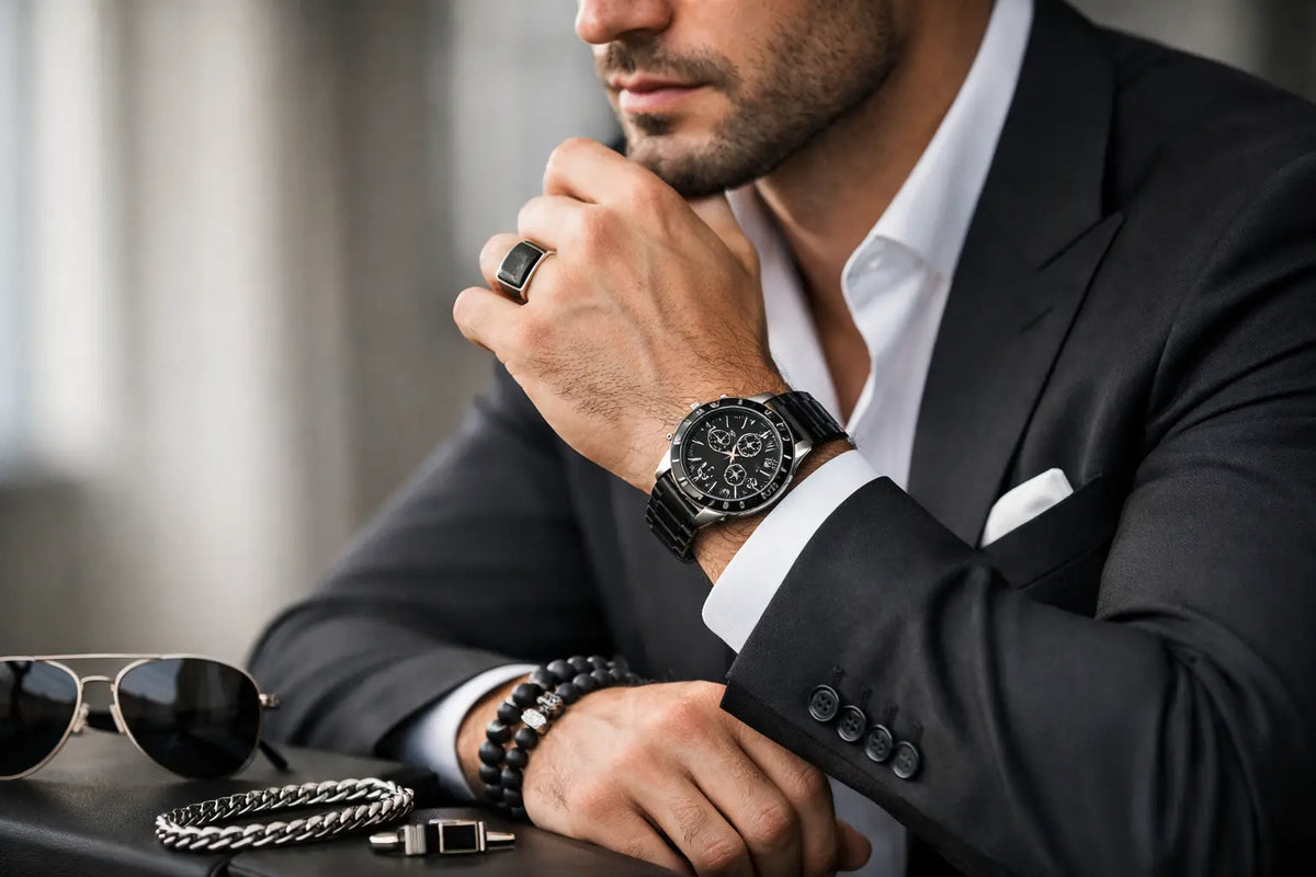 Joyas para hombre elegantes que imponen estilo