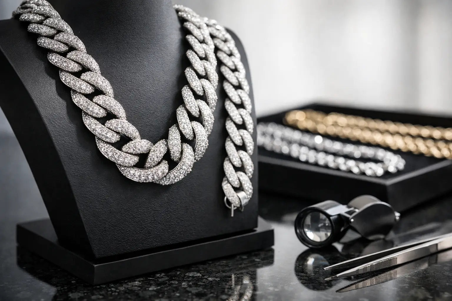 Cadenas cubanas con diamantes: cómo elegir bien