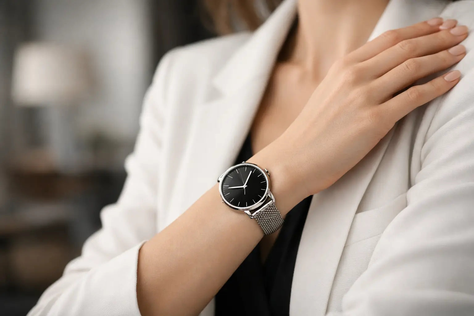 Reloj para muñeca delgada con presencia y estilo