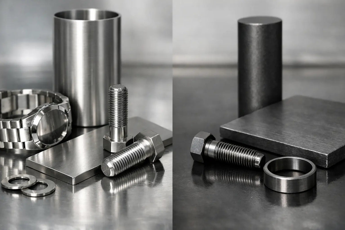 Acero inoxidable versus titanio ¿cuál elegir?