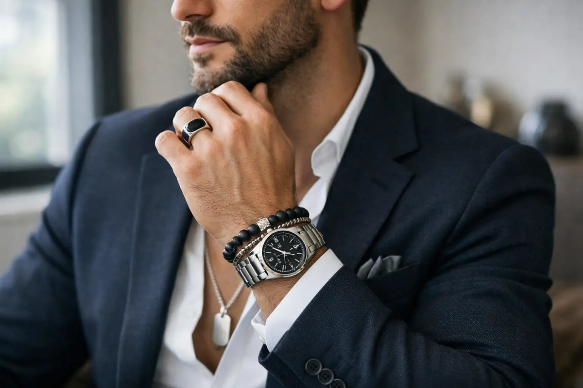 Joyería masculina: el detalle que eleva tu estilo