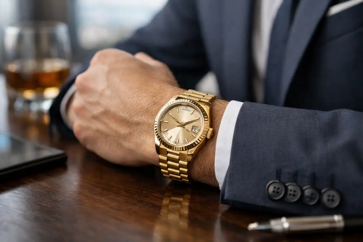 Guía del reloj estilo President para hombre