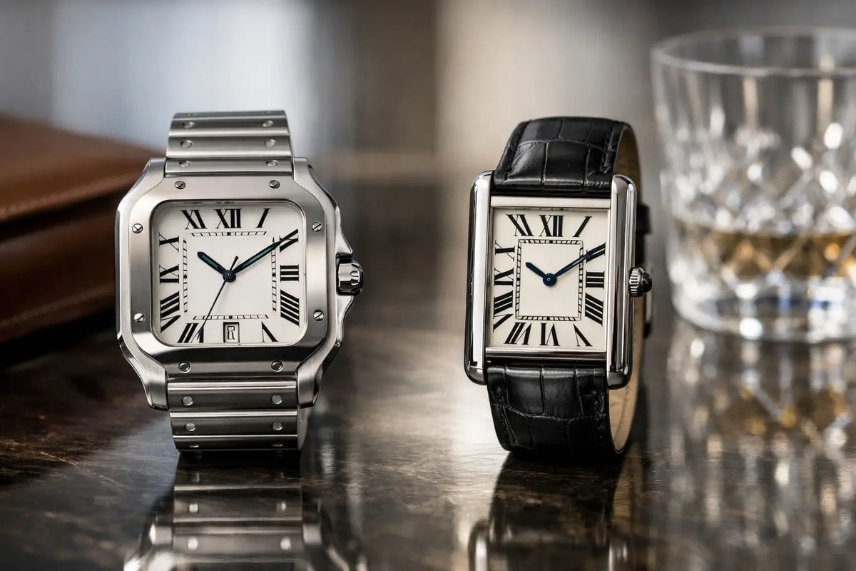 Cartier Santos vs Tank: ¿cuál impone más estilo?