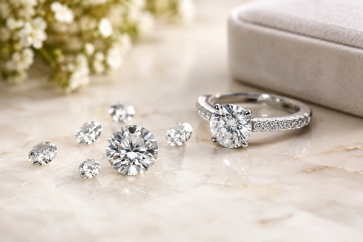 Diamantes VVS para joyería que imponen estilo