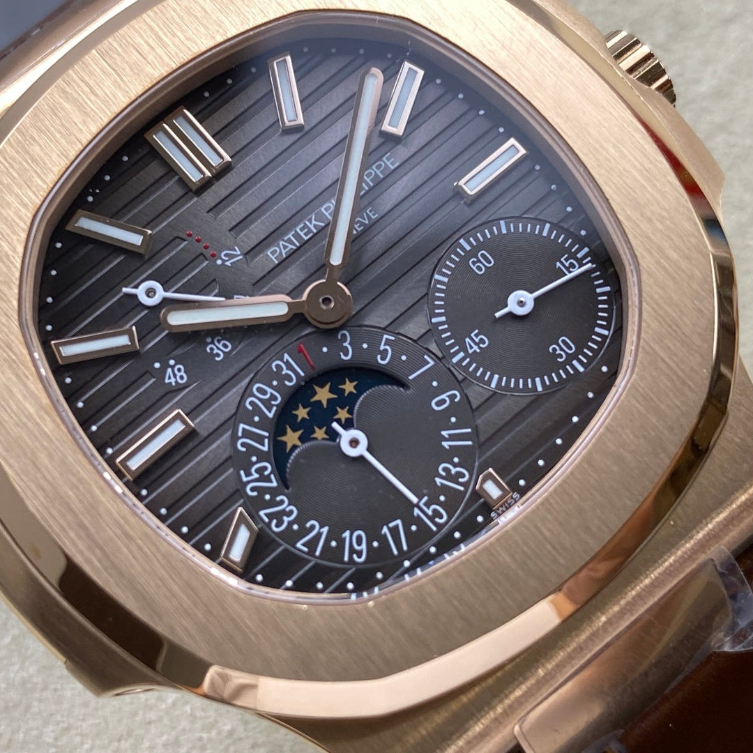 Patek Philippe Nautilus 5712 Rose Correa Cuero