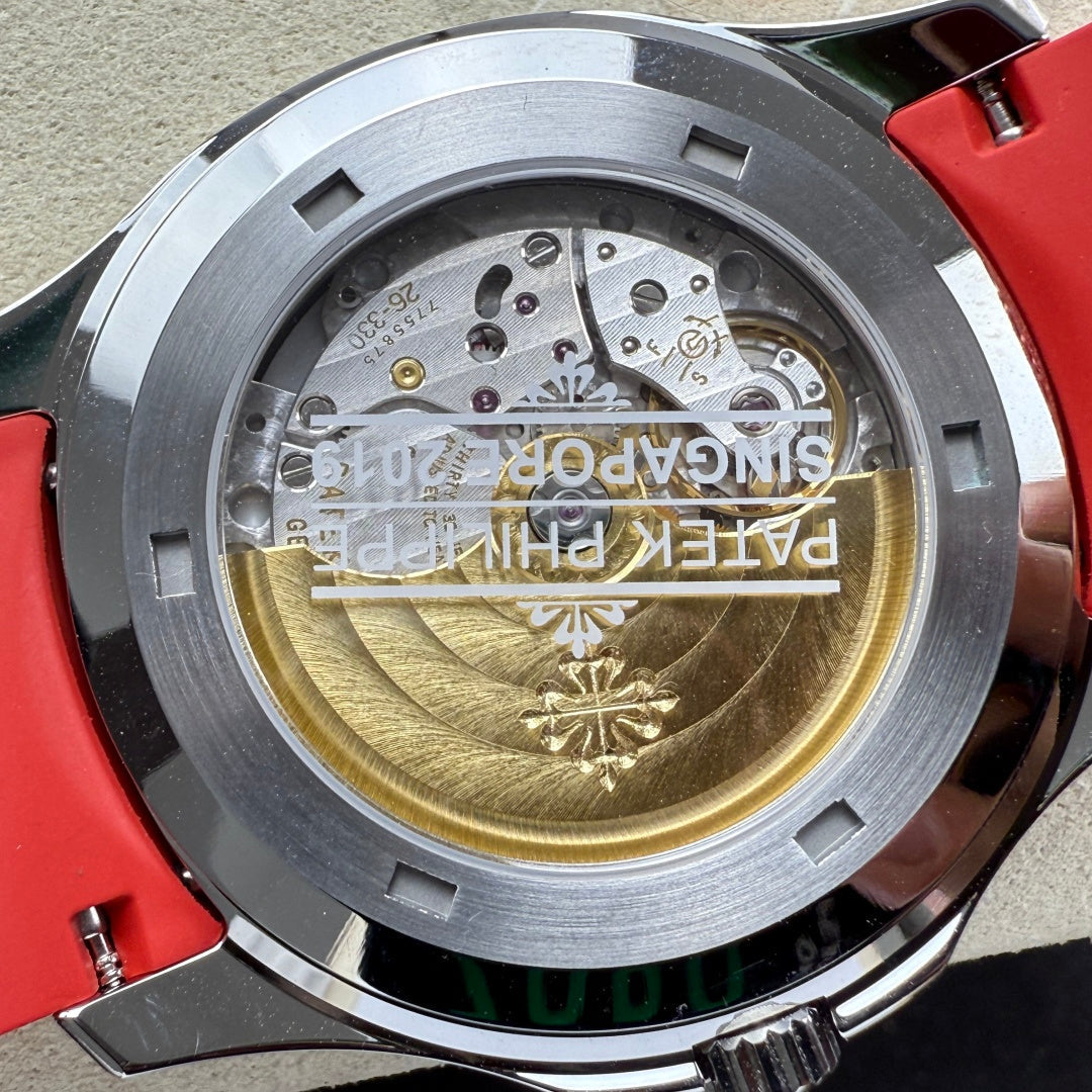 Patek Philippe Aquanaut Red Bracelet