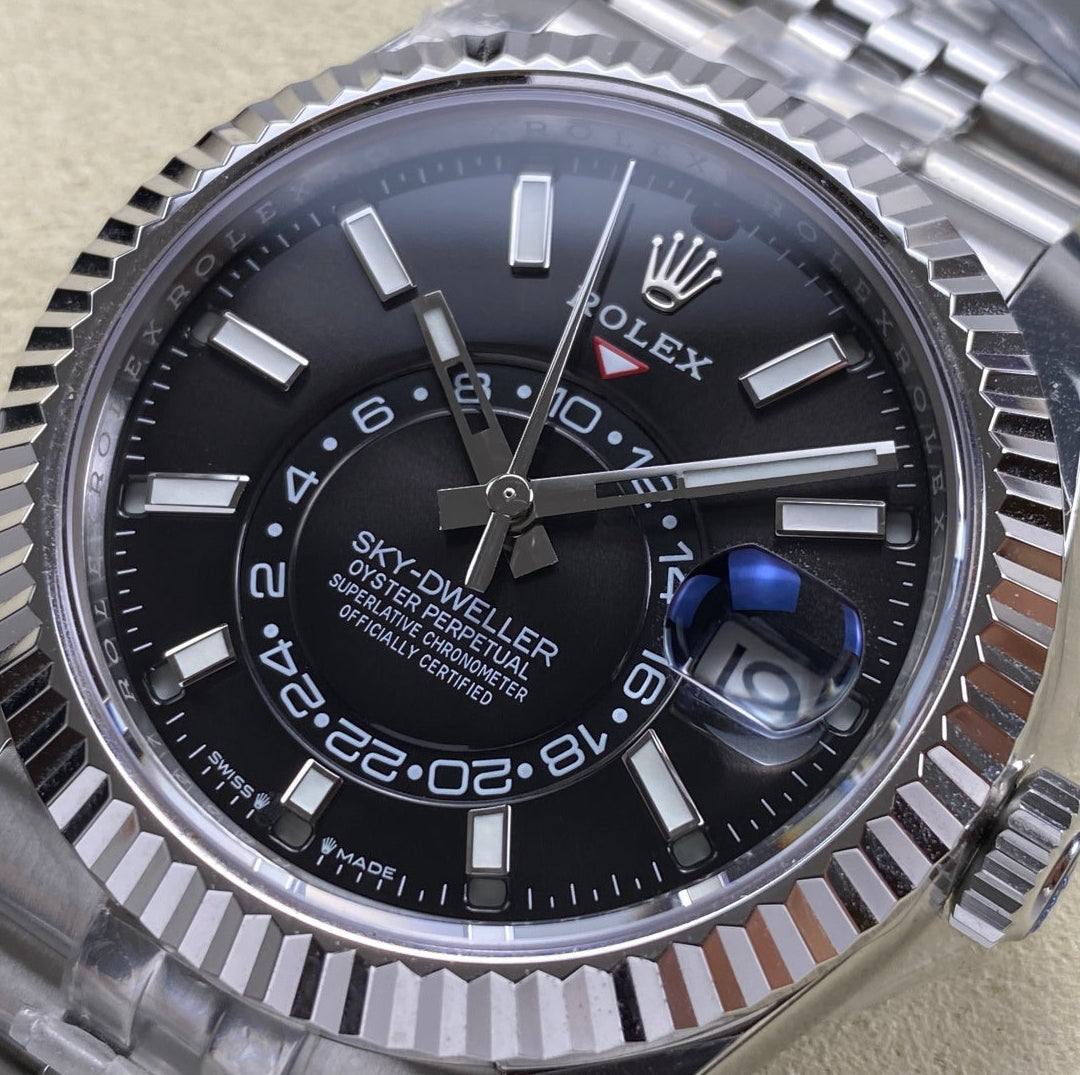 Rolex Sky Dweller Black Dial Jubilee