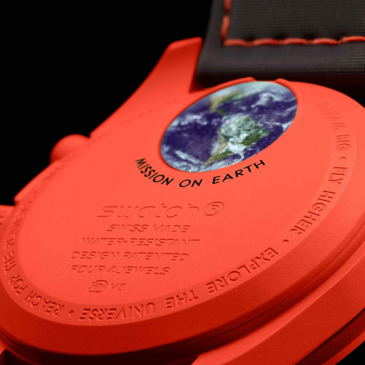 Swatch Omega Mission On Earth Lava