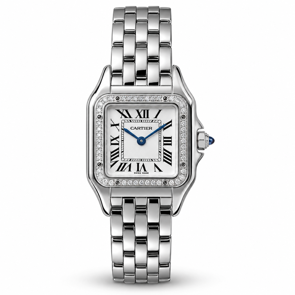 Cartier Panthere Gold Silver With Diamond