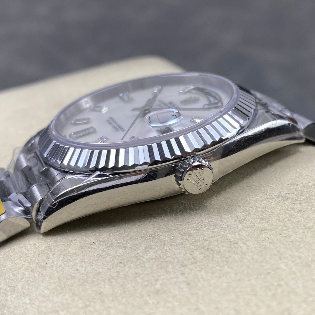 Rolex "Day Date White Gold Meteorite Face
