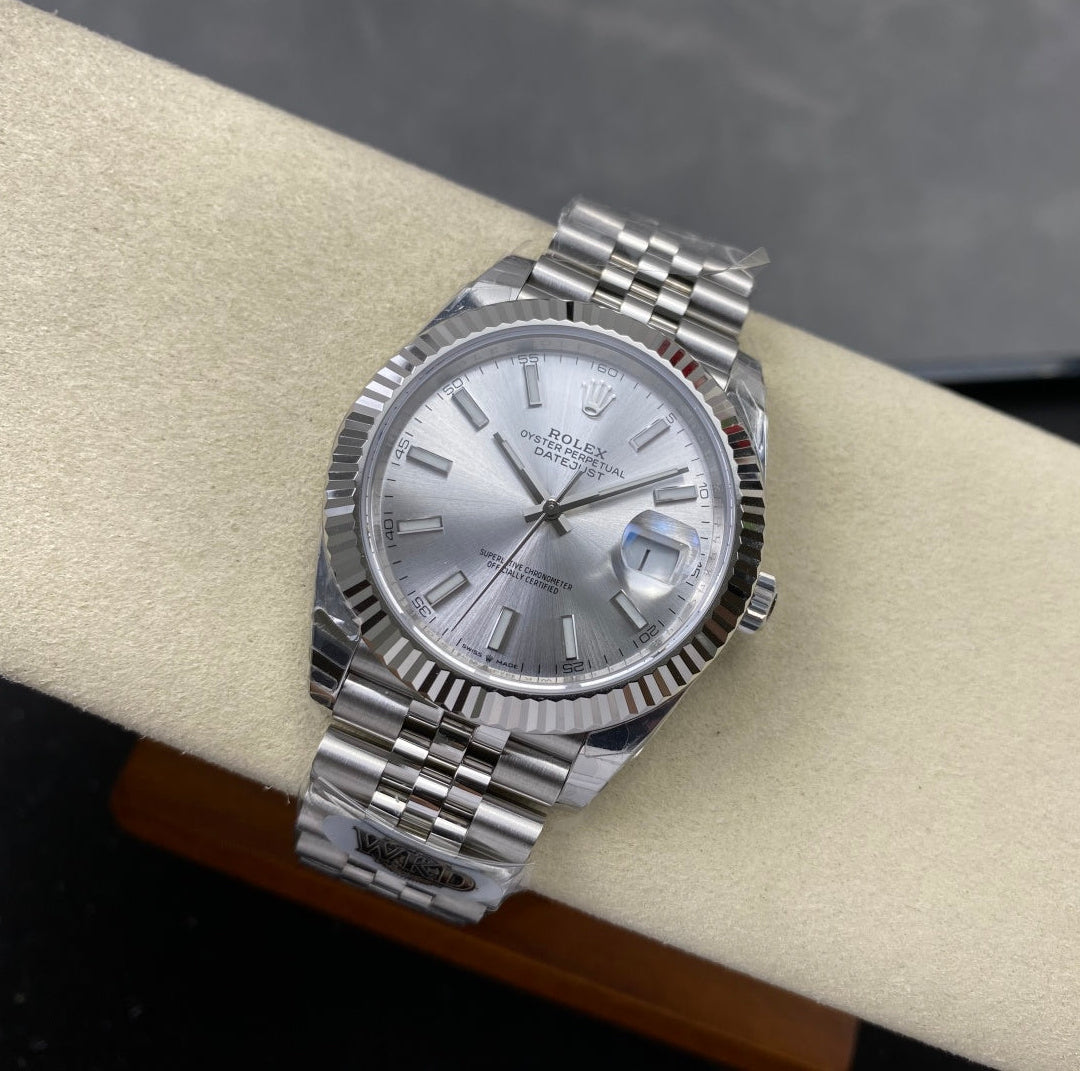 Rolex "Date Just Silver Dial