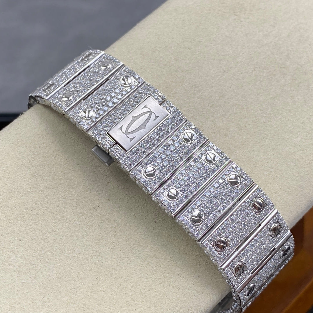 Cartier VVS Moissanite Silver