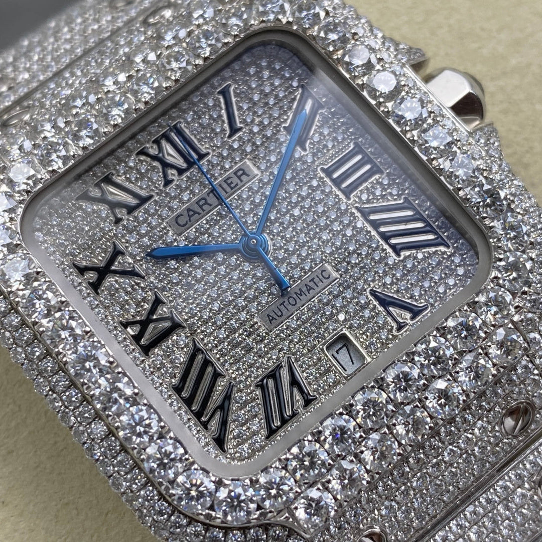 Cartier VVS Moissanite Silver