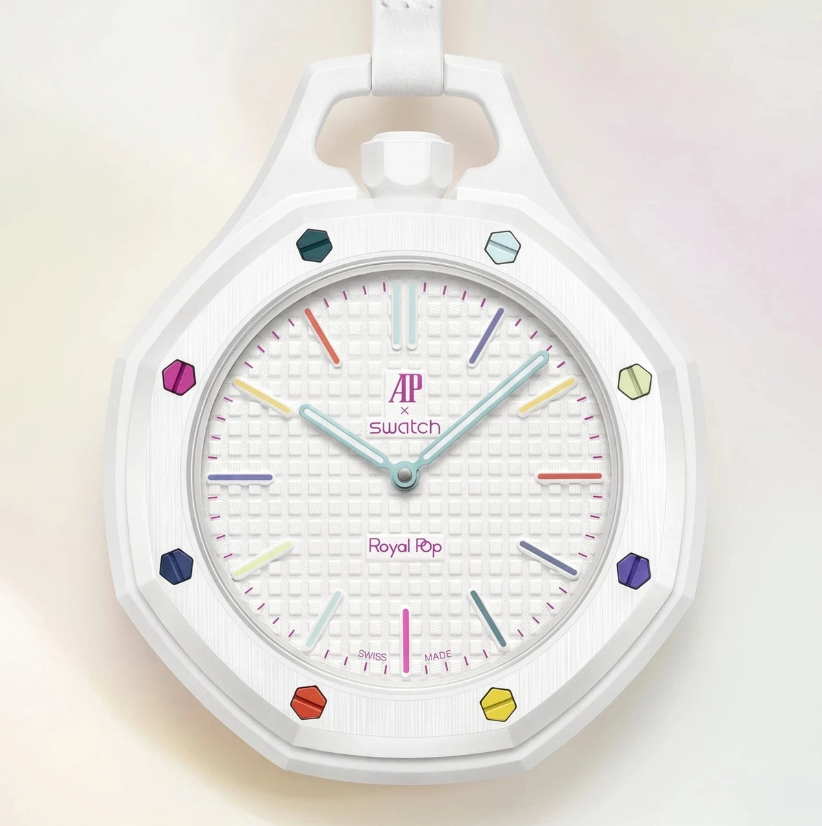 AP Swatch Royal Pop “All White”