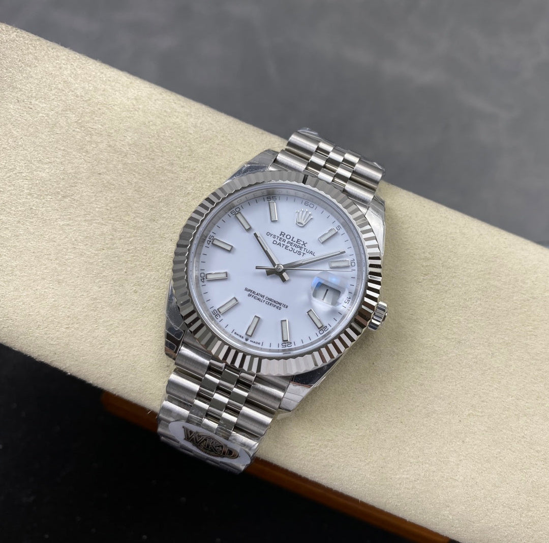 Rolex "Date Just White Dial