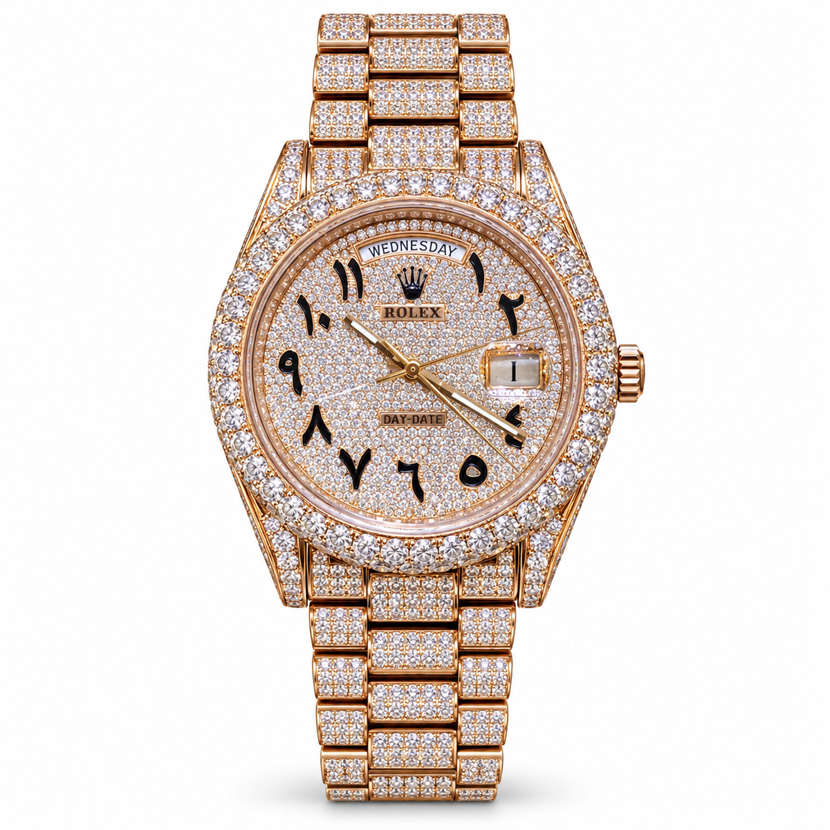 Rolex VVS Day Date Rose Gold