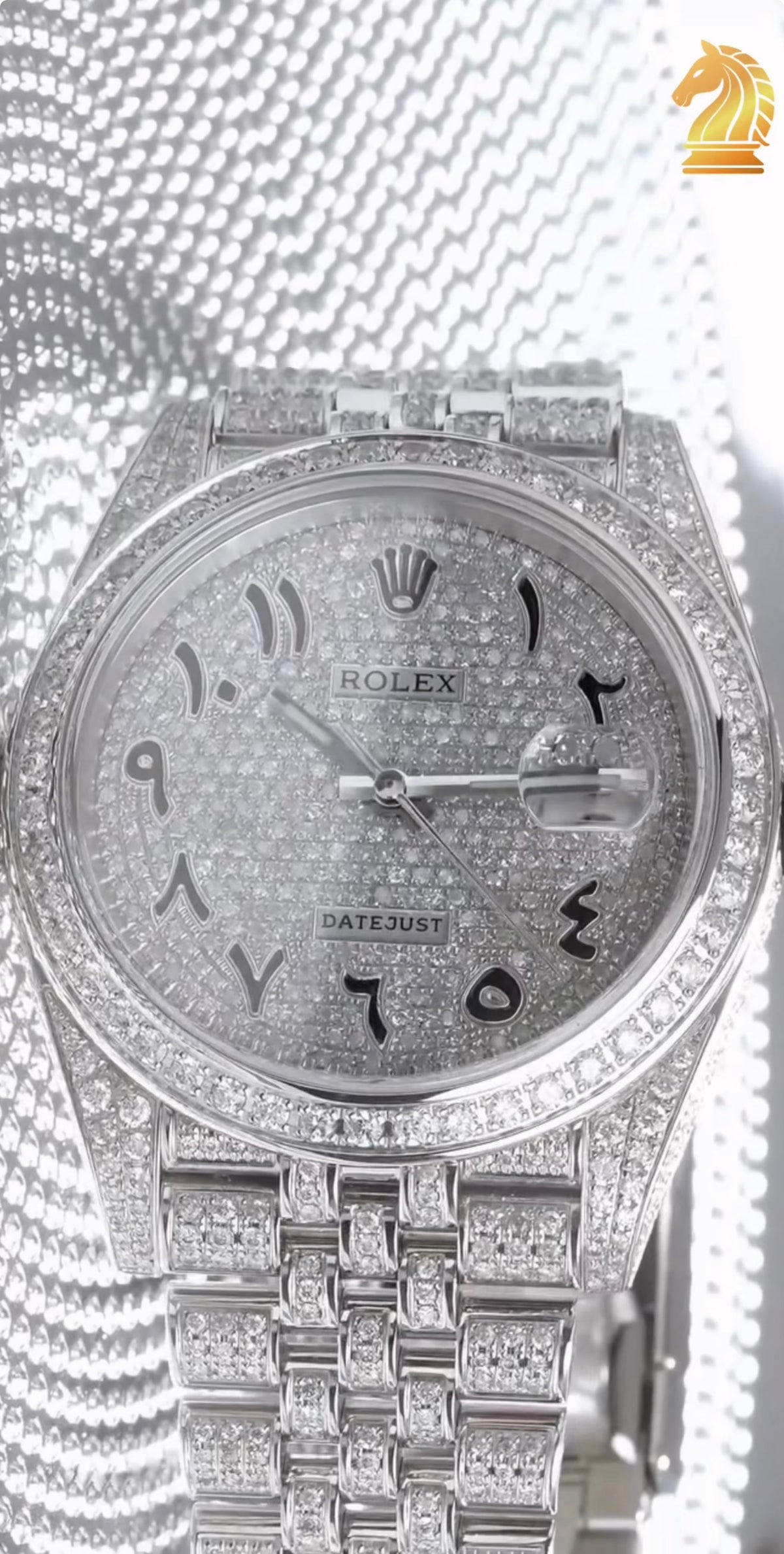 Rolex VVS Date Just Silver