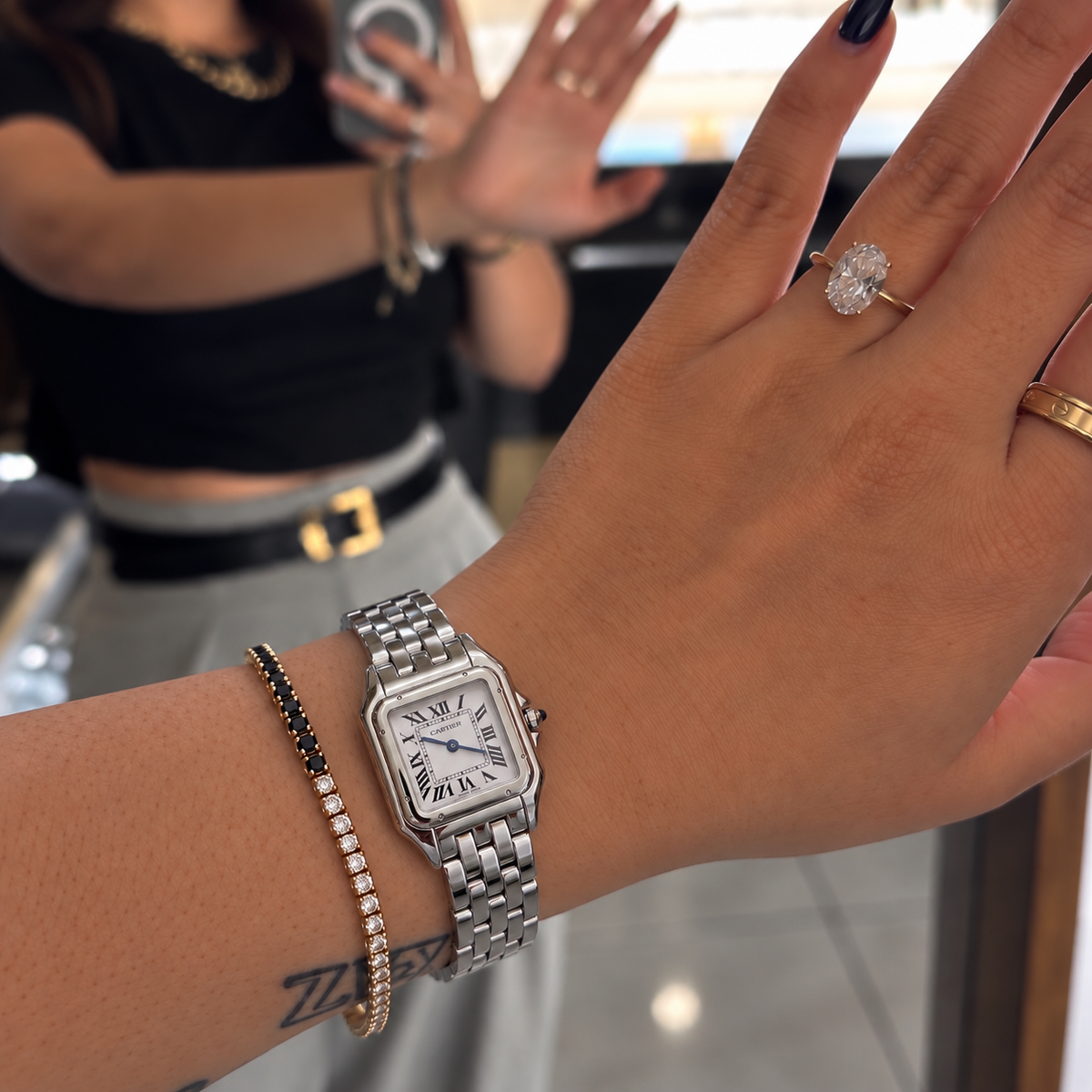 Cartier Panthere Gold Silver
