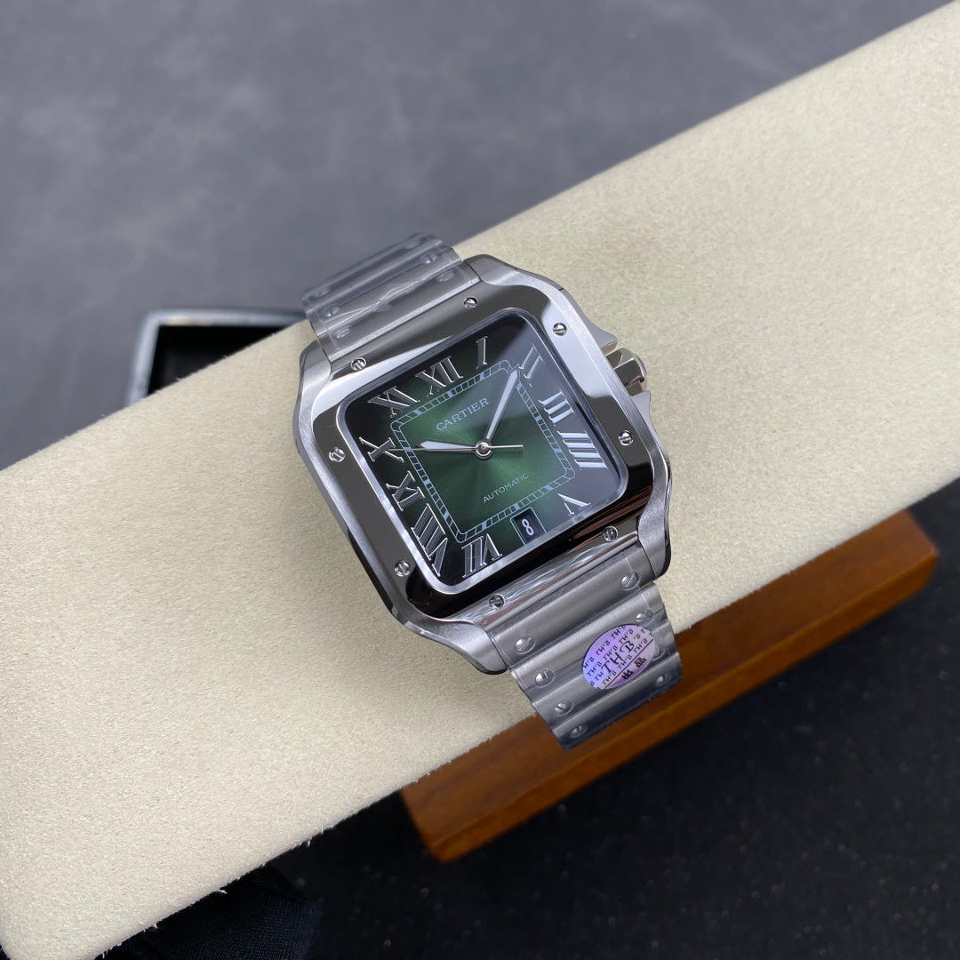 Cartier Santos Green Dial