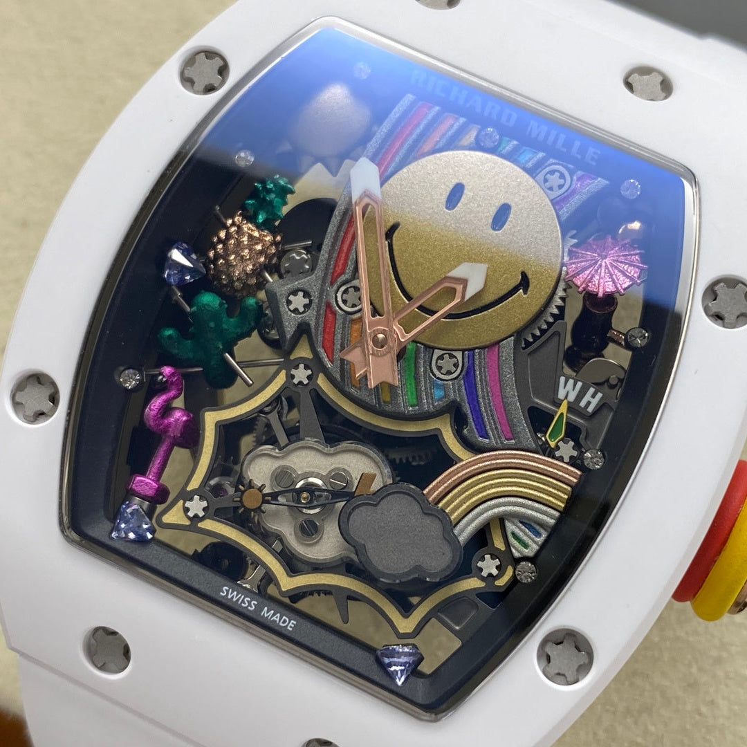 Richard Mille Happy Face White