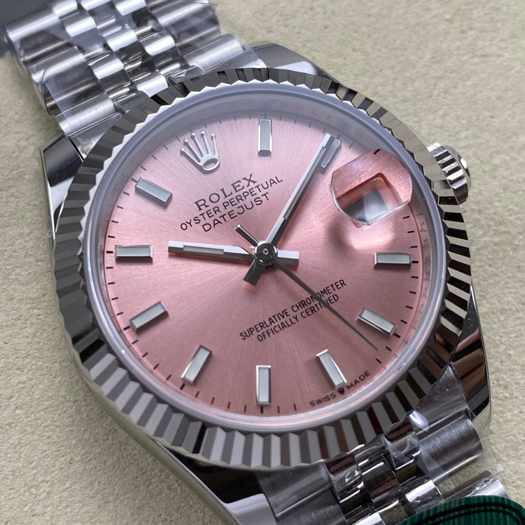 Rolex Rose Dial Woman