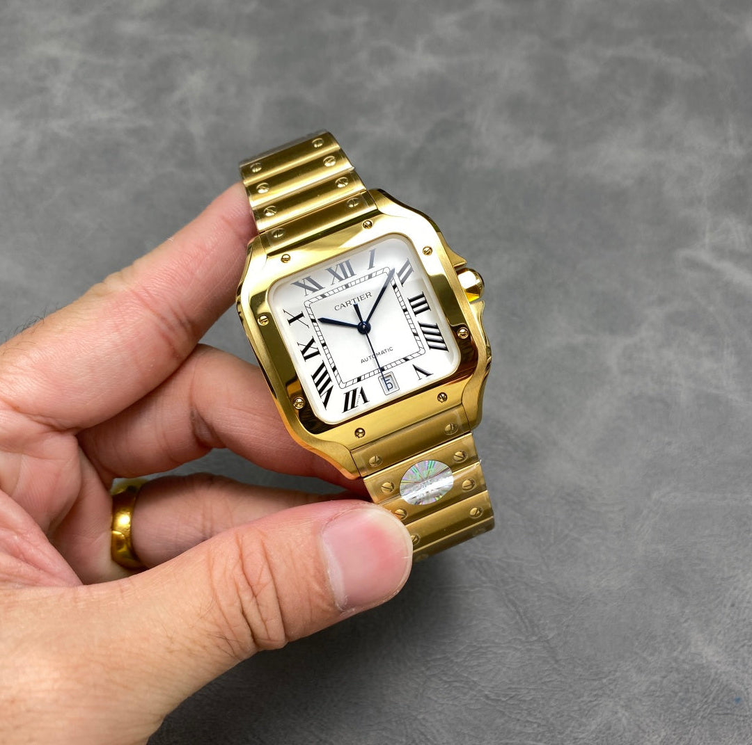 Cartier Santos Gold
