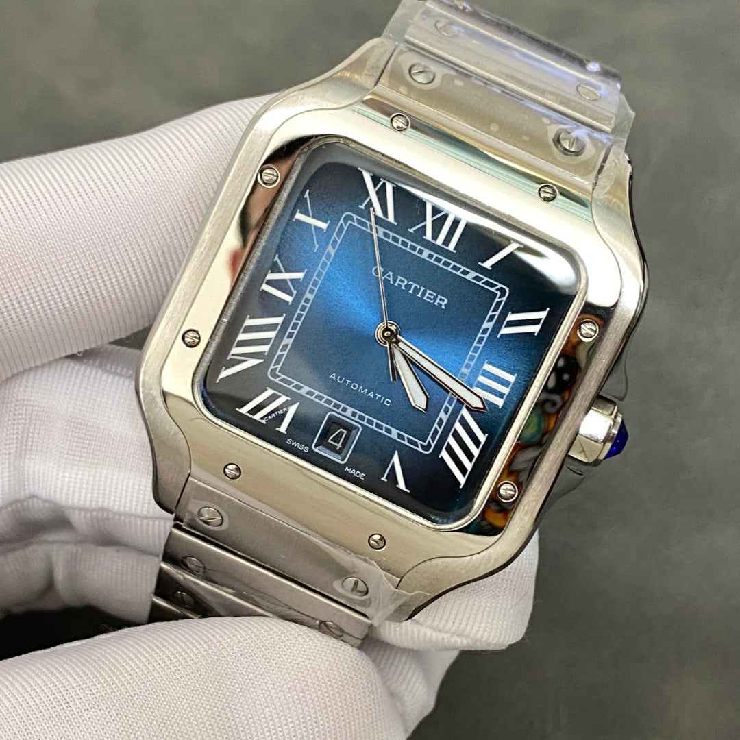 Cartier Santos Nigh Blue Dial