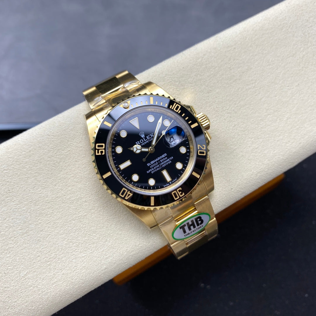 Rolex "Submariner" Gold Black Dial