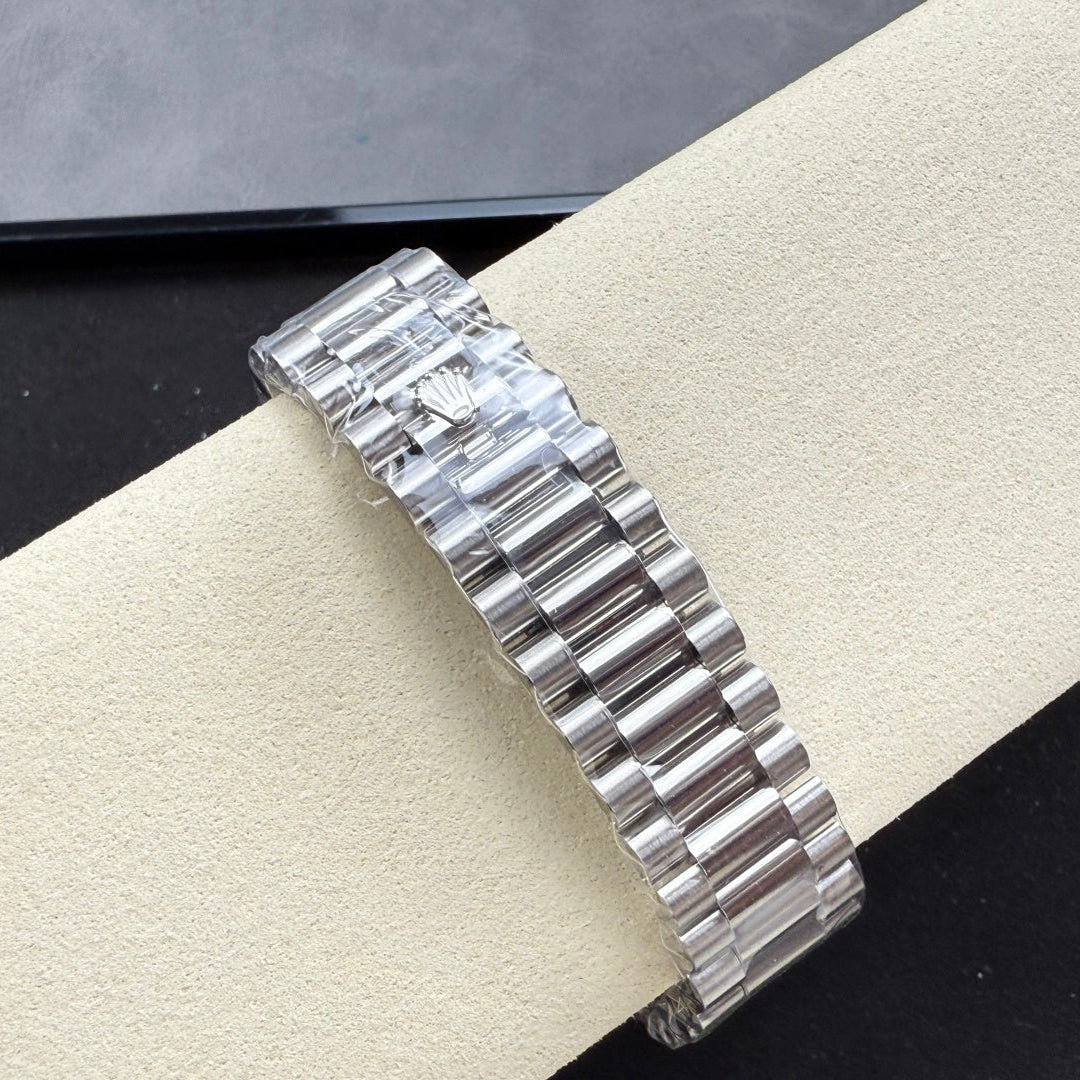 Rolex "Day Date Silver Blue Dial