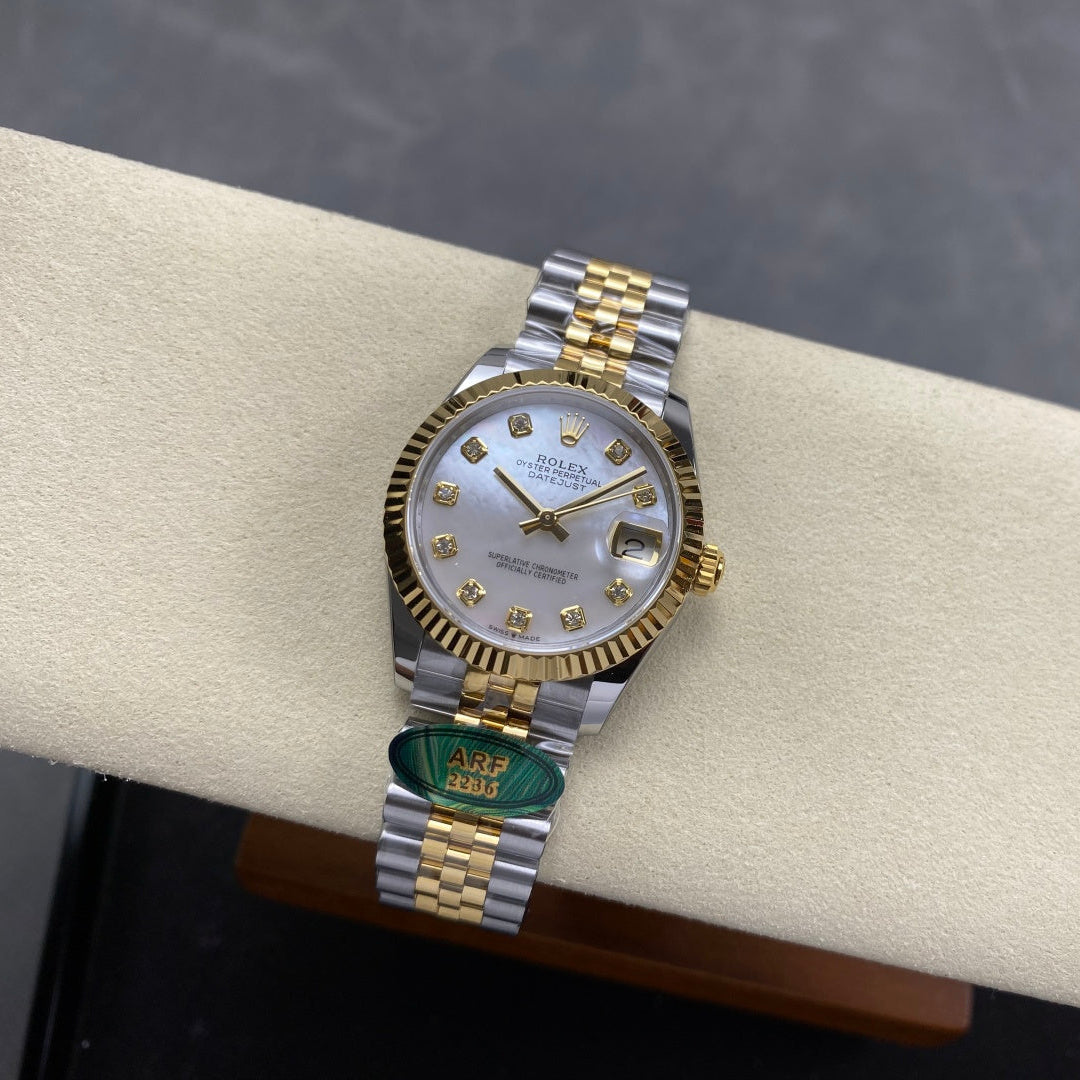 Rolex "Date Just Two Tone Gold Woman